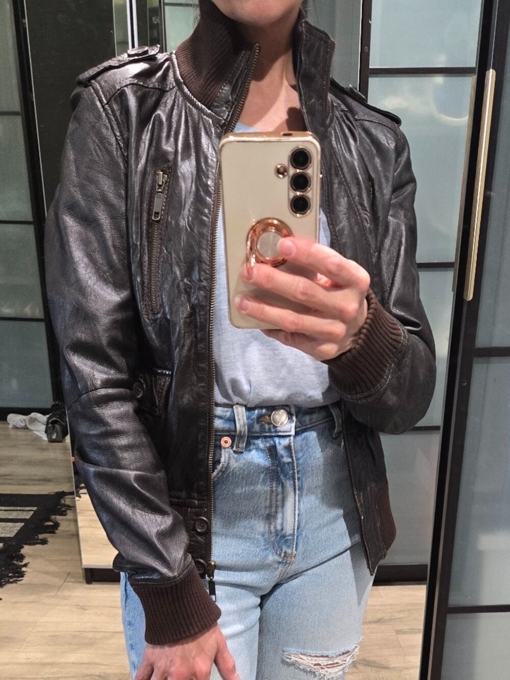 Brown Leather Jacket